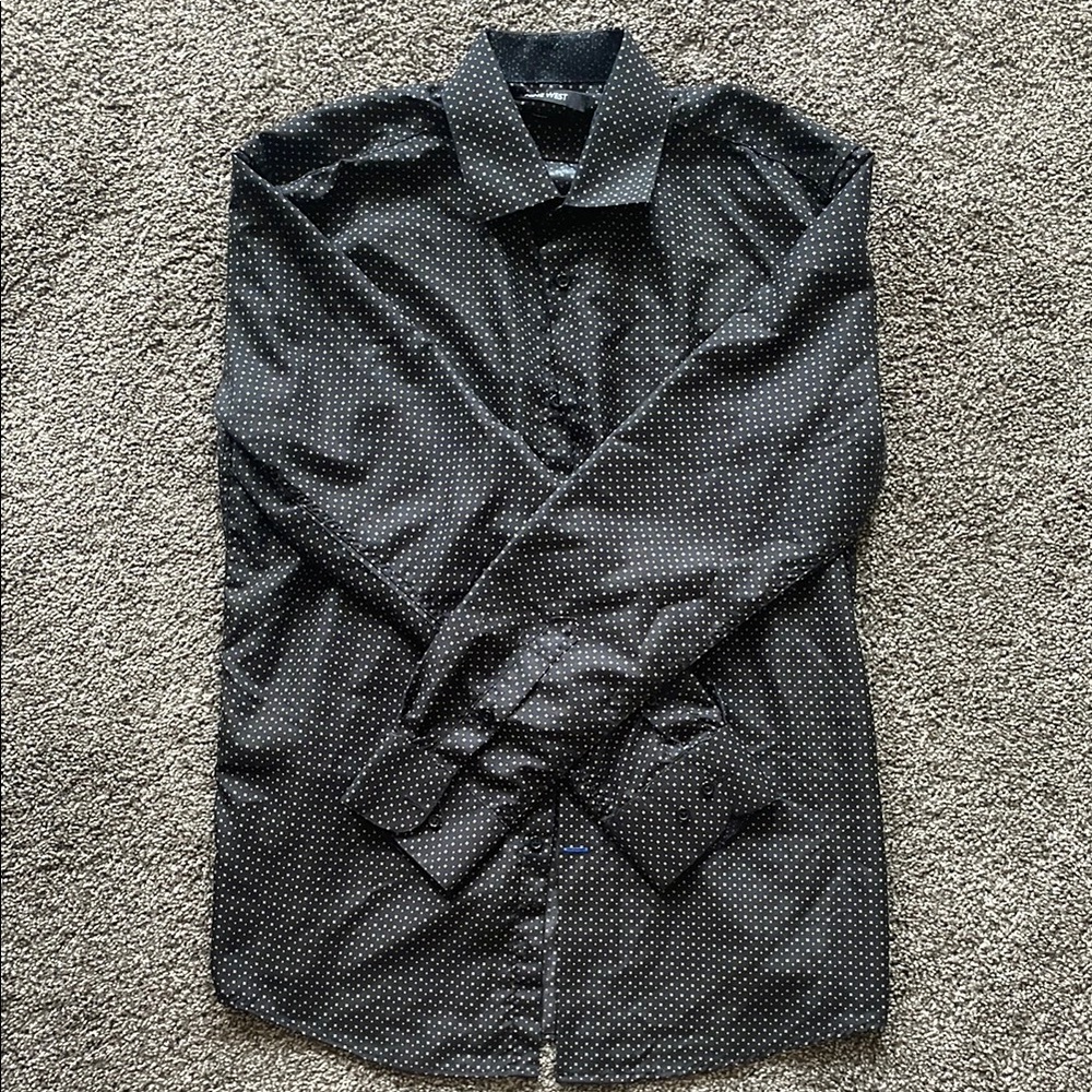 Men's Black button down Shirt